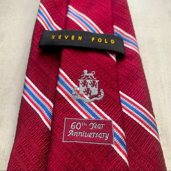Robert Talbott RARE 60th Anniversary Seven Fold Tie - Picture 2 of 6